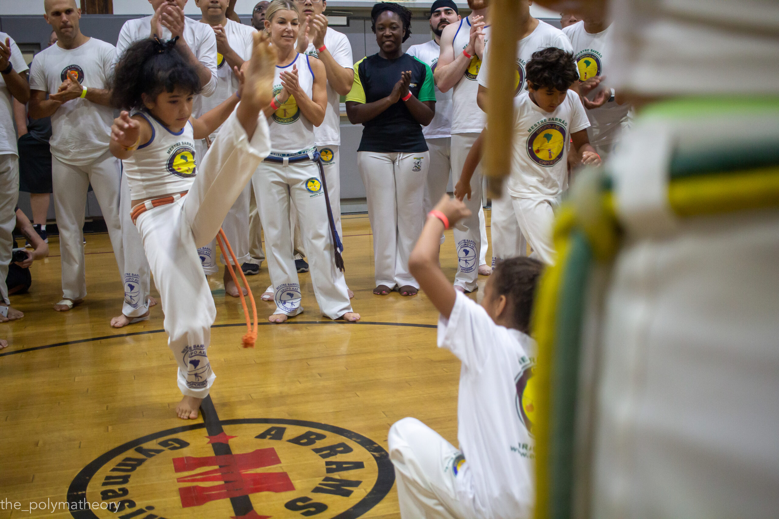 Capoeira community gathering at Axé Capoeira Chicago